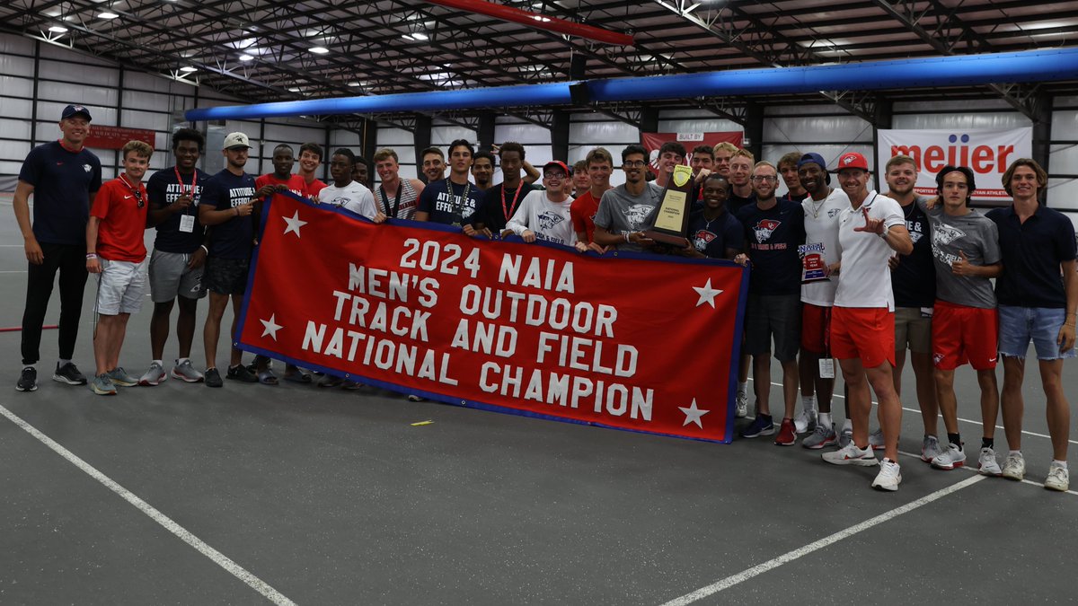 M🏃
Congratulations to the 2024 Outdoor Men's #NAIATrack & Field Champions, @UC_Patriots!

Check out the individual champions & meet awards from the final day here --> bit.ly/3wPQby2

#collegetrack #BattleForTheRedBanner