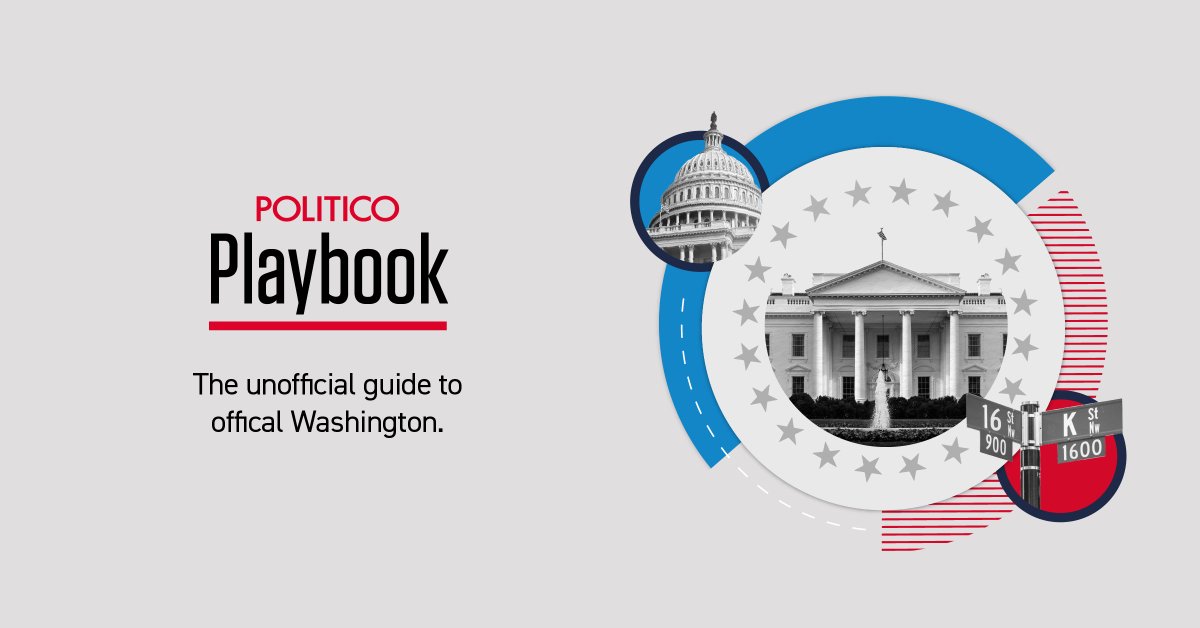Get the inside scoop with POLITICO Playbook, your unofficial guide to official Washington. Subscribe now. politico.com/subscribe/play…