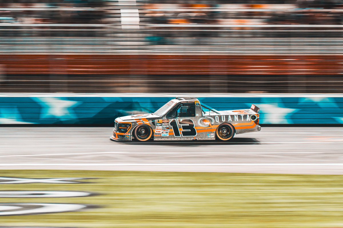 Wasn’t an easy night but stoked to get our No. 13 team our best finish of the year in P7! Not a bad time to start clicking off some good finishes, ready to go to battle again in Gateway with @Quanta_Services & @ThorSportRacing!