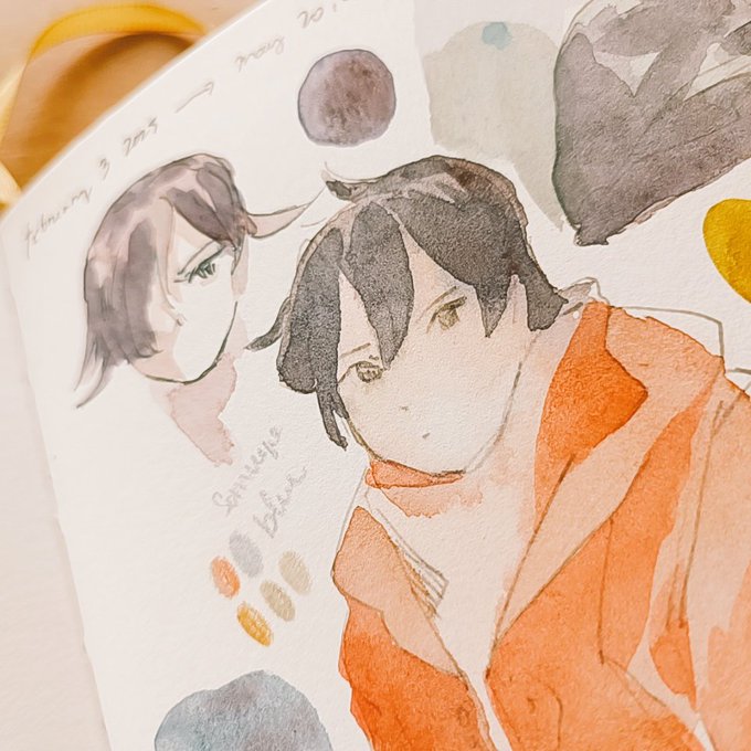 「looking at viewer watercolor (medium)」 illustration images(Latest)