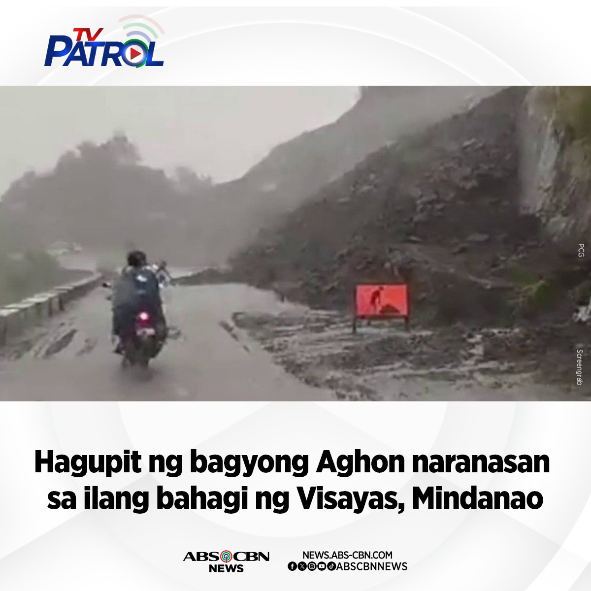 Nakaranas ng malakas na ulan ang ilang lugar sa Visayas at Mindanao matapos hagupitin ng bagyong #AghonPH nitong Biyernes, Mayo 24. #WeatherPatrol | via @TVPatrol Kaugnay na ulat: news.abs-cbn.com/news/2024/5/24…