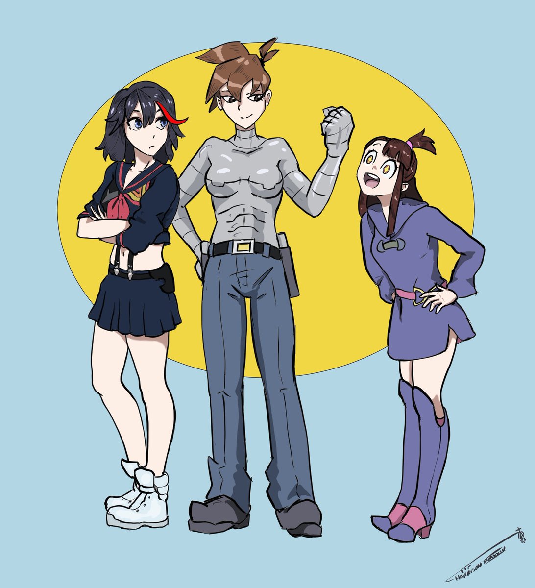 Ironsiderodger's tweet image. So I got a new gal that I love, her name is Ada and she’s from studio YGKrow’s “Kythera Zero”. She reminds me a lot of my favorite Trigger girls. Check out the short m.youtube.com/watch?v=Hvbutg…

#kytherazero #ryukomatoi #akkokagari #LWA_jp