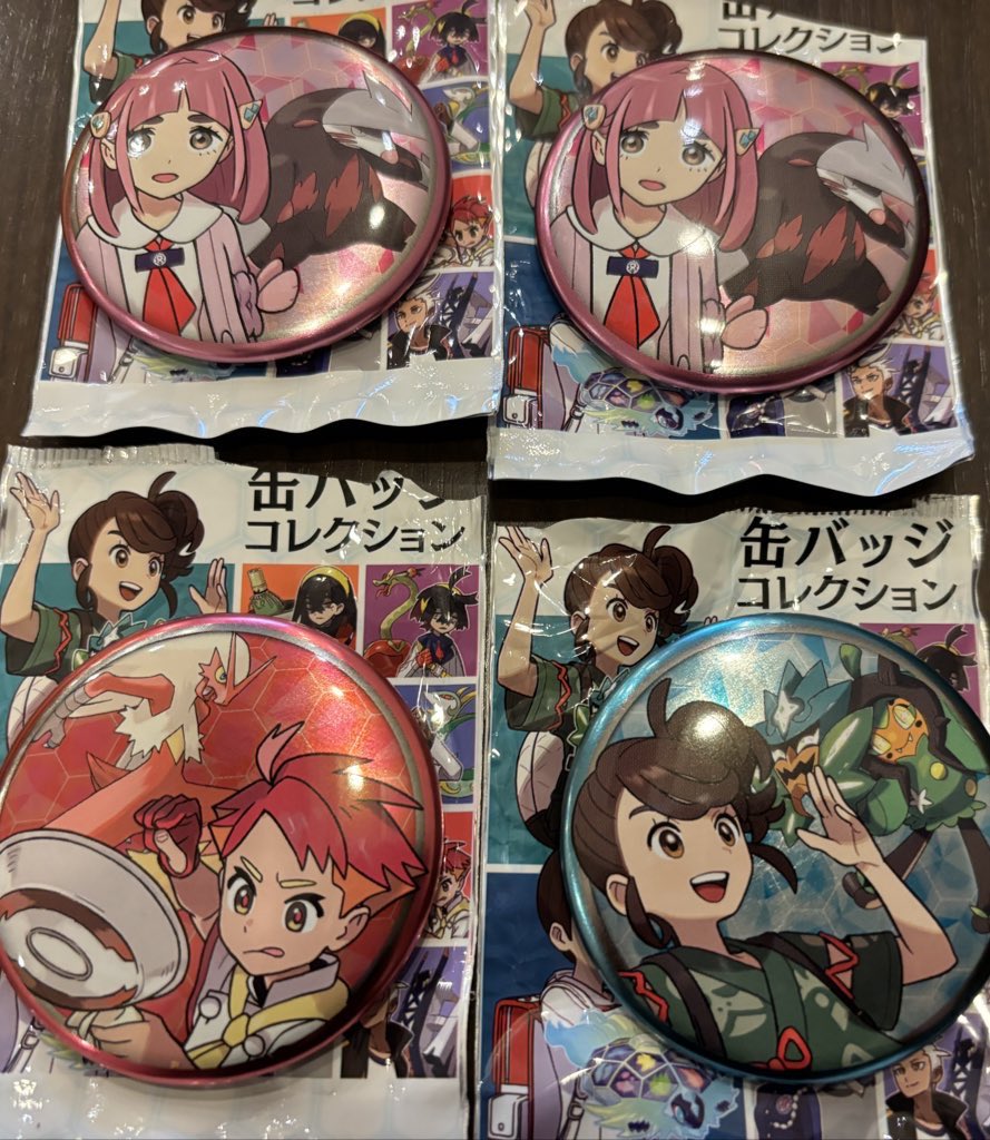 交換・譲渡】 ポケモン 缶バッジコレクション ゼロの秘宝 譲・アオイ