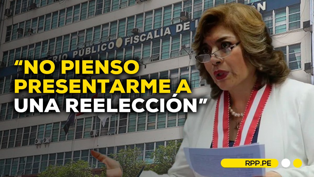 🔴 Zoraida Ávalos, fiscal suprema, descarta postularse como fiscal de la Nación tras su reposición en el Ministerio Público, indicando que ahora la elección estaría entre Delia Espinoza y Juan Carlos Villena, y que su objetivo es restituir derechos violados, no buscar la