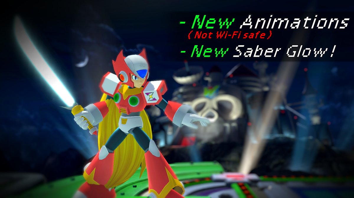 Pocketvania's tweet photo. So.. after long procastination, I've updated Zero. He now has a big ol' update. Check it out I guess.π·https://t.co/F6RNle1ere
#Smash #SmashUltimate #SmashMods #Megaman #Zero https://t.co/sOg8NalsRw