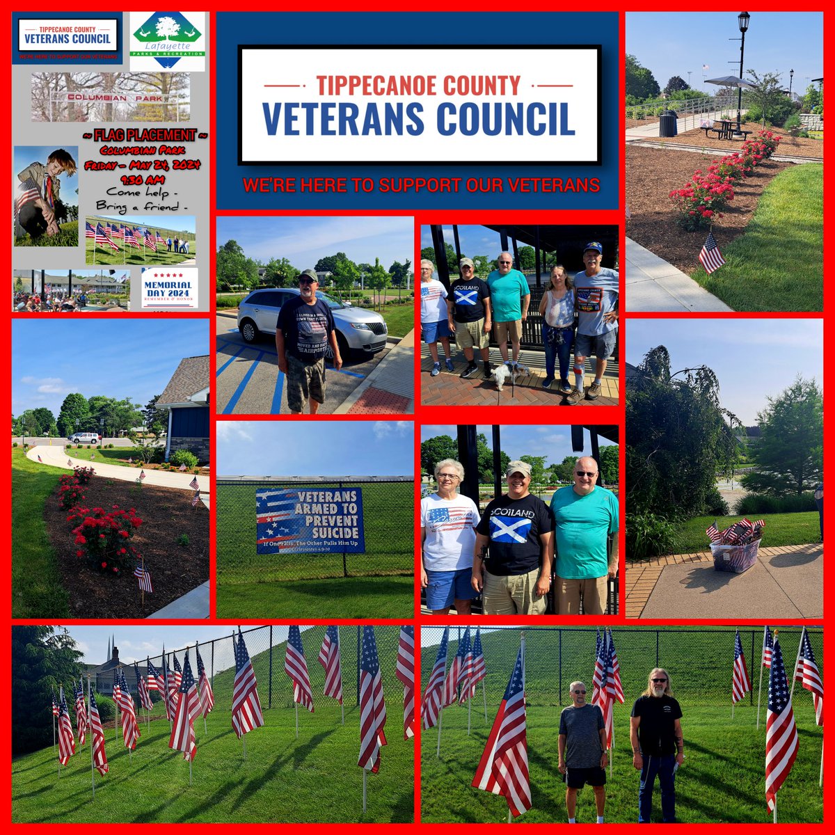 Tippecanoe County Veterans Muster tweet media