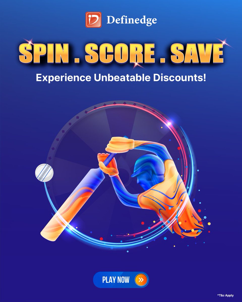 Definedge's tweet photo. Get ready to win amazing discounts with SPIN &amp; WIN. Spin the wheel and earn exclusive discounts!

Are you ready?

For #DefinedgeSolutions, visit - https://t.co/gMIoK8aEaK 

For #DefinedgeSecurities, visit - https://t.co/kcQ1hVAlcm

#SpinScoreSave #Definedge #Trading #Analysis https://t.co/UEaTQxqOfa