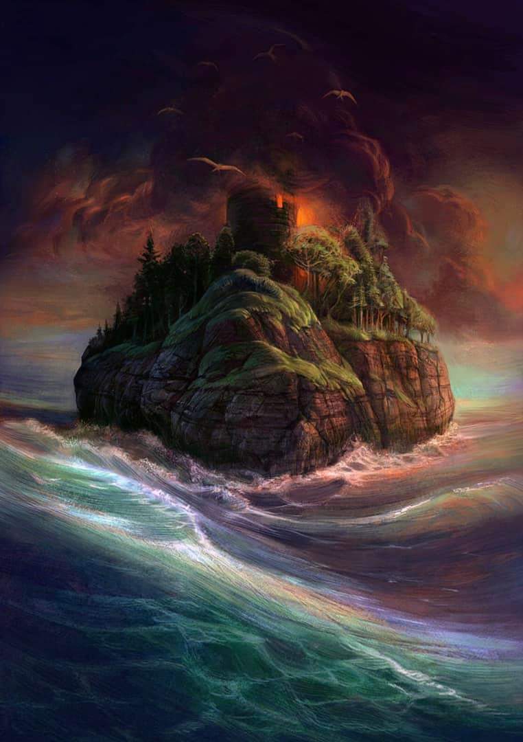“The sun never sets. It is only an appearance due to the observer’s limited perspective. And yet, what a sublime illusion it is.”

― Eckhart Tolle

[ Art: “The Island of Mage” by Atenebris ]
