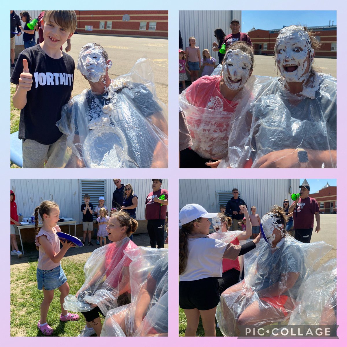 Over $6000 raised for the Heart & Stroke Foundation = A lot of pies in the face for our St. Joe’s staff. Well done, Gators! @HeartandStroke @WellyAdvertiser @WellingtonCath #GatorPride