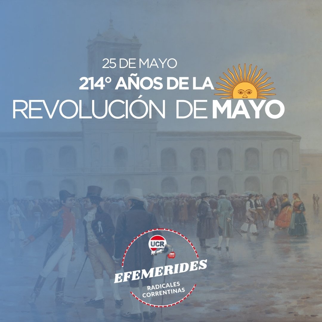 Hoy #25DeMayo celebramos el #DíaDeLaRevoluciónDeMayo, en donde se conmemora la constitución de un primer gobierno patrio dentro del proceso de independencia nacional. 🇦🇷
.
.
.
#PatriaArgentina #PrimerGobierno #GobiernoPatrio #Argentina #CelesteYBlanca #Efemerides #UCRCorrientes