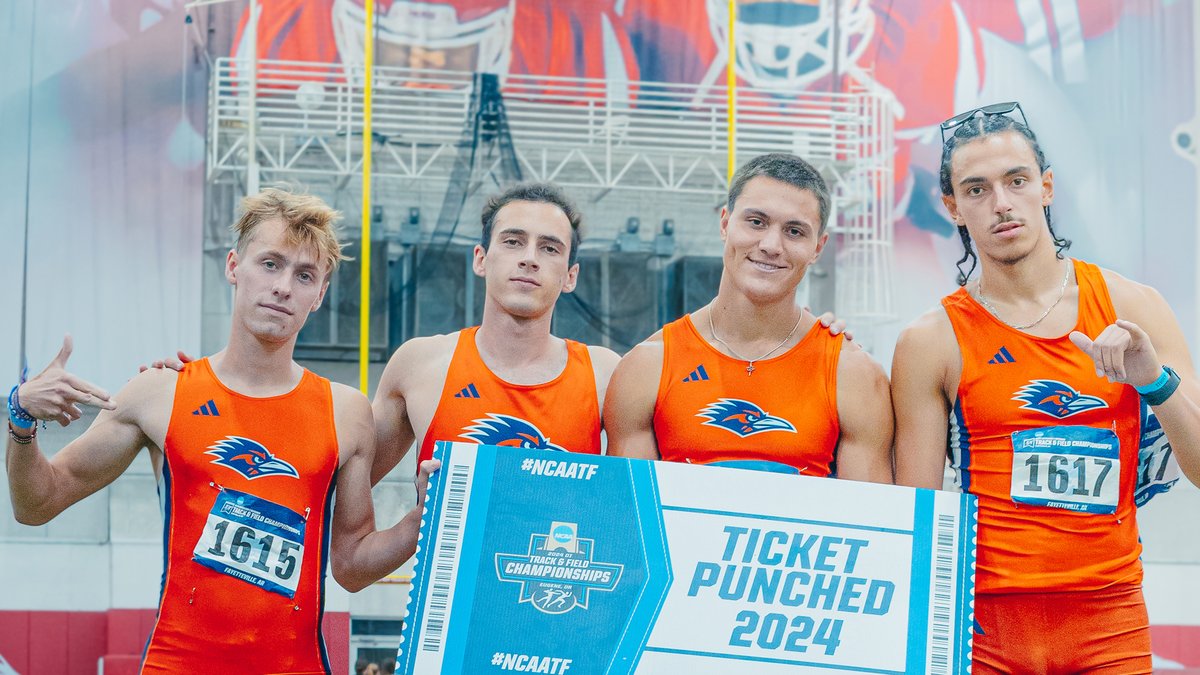 Big 4⃣-qualifier day for the Roadrunner men at the @NCAATrackField West First Round on Friday, highlighted by a big 4x400m record to close the night! 🔗 bit.ly/4dTPMv8 #BirdsUp🤙 | #LetsGo210