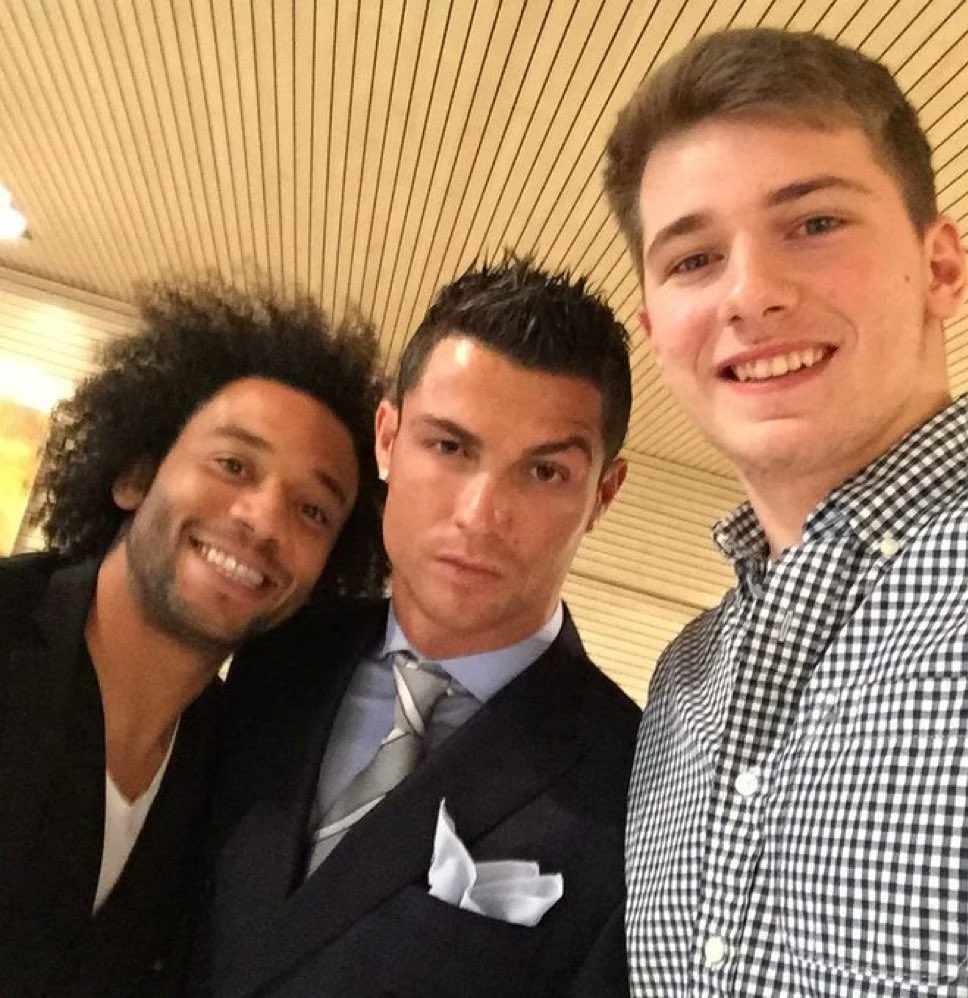 Marcelo, Cristiano Ronaldo, Luka Doncic, 2015.