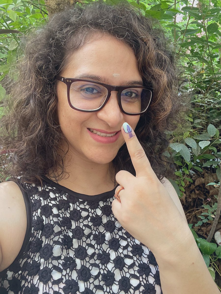 Cast my vote tadke tadke 😏. We don’t have to “save” our democracy but we have to protect it so don’t waste your vote. Nation first. Always first🇮🇳💟. @ECISVEEP #lokbsabhaelctions2024