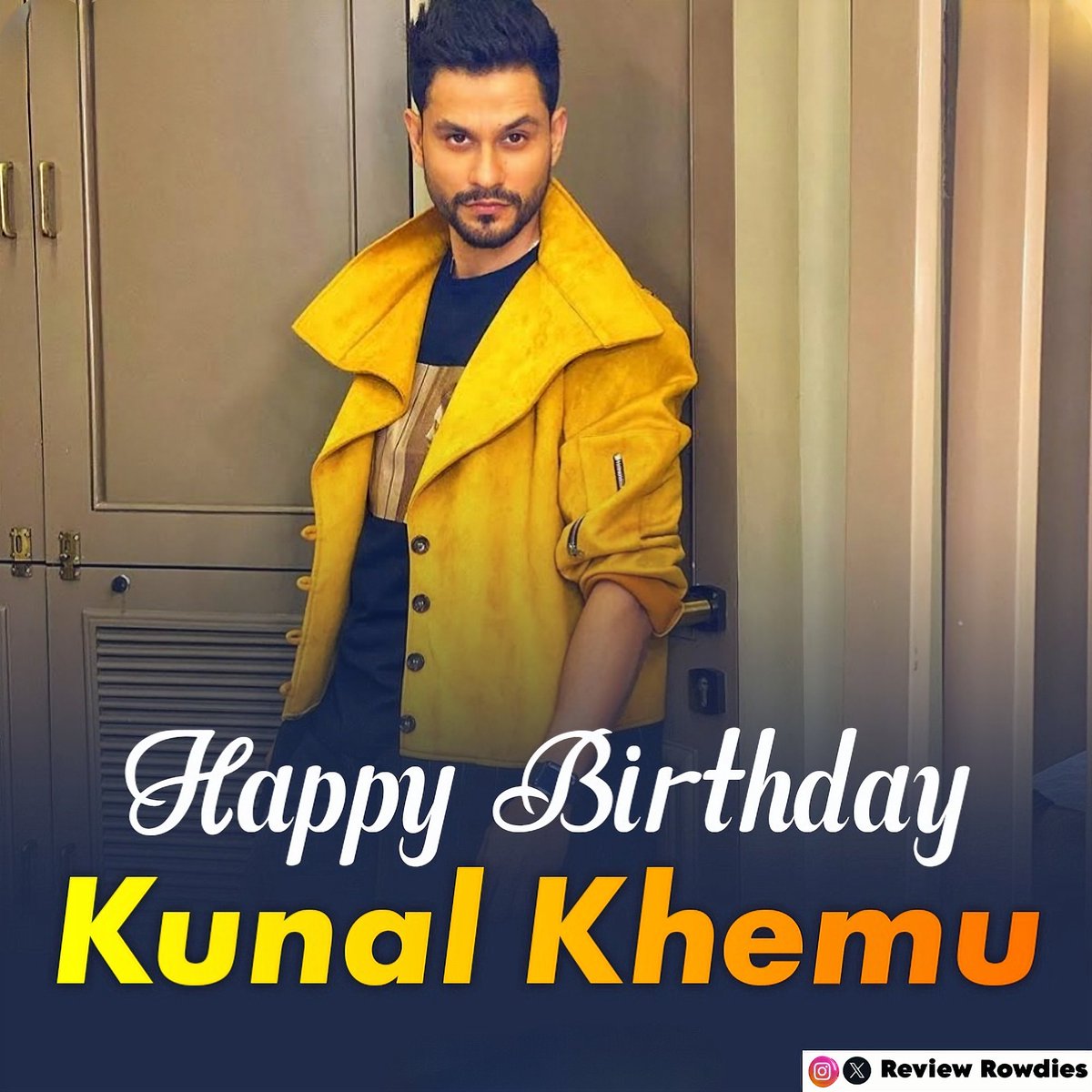 Wishing a very happy birthday to Kunal Khemu 

#KunalKhemu #HappyBirthdayKunalKhemu #KunalKhemmu #Reviewrowdies