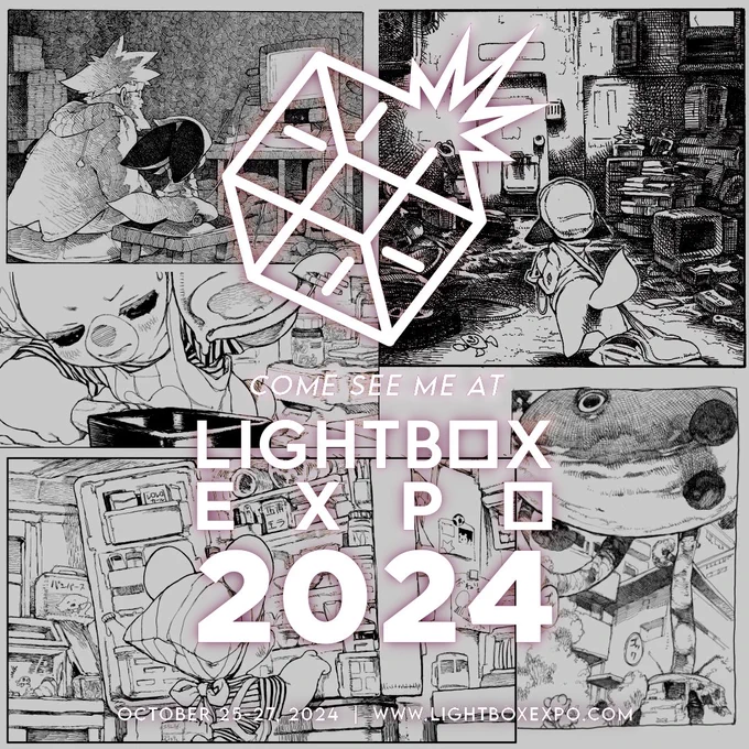 I will be attending this year's Lightbox Expo!! I'm looking forward to meeting all the artists!!!#LBX2024 