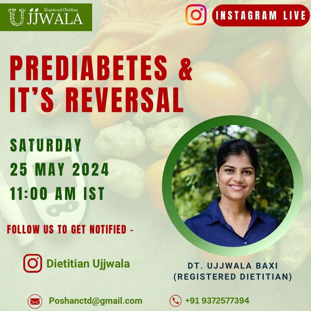 Borderline Diabetes or Prediabetes is a common phenomenon observed in young individuals. join me today on Instagram as I go live to share insights about it.
Share with family and friends who are overweight and may be prone to it.
#prediabetes #reversal #youngadults #teens #diet