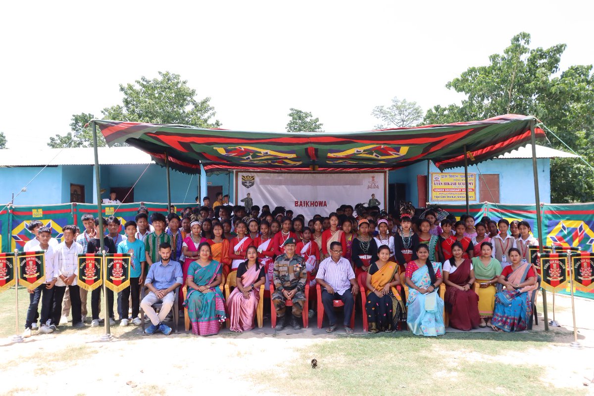 ASSAM RIFLES CELEBRATES BAIKHOWA FESTIVAL WITH LOCALS IN ASSAM In a vibrant celebration of heritage and community, #AssamRifles in Lokra, Assam with local villagers of Forest Gate in Charidwar celebrated annual #BaikhowaFestival with great enthusiasm on 23 May 2024. The Baikhowa