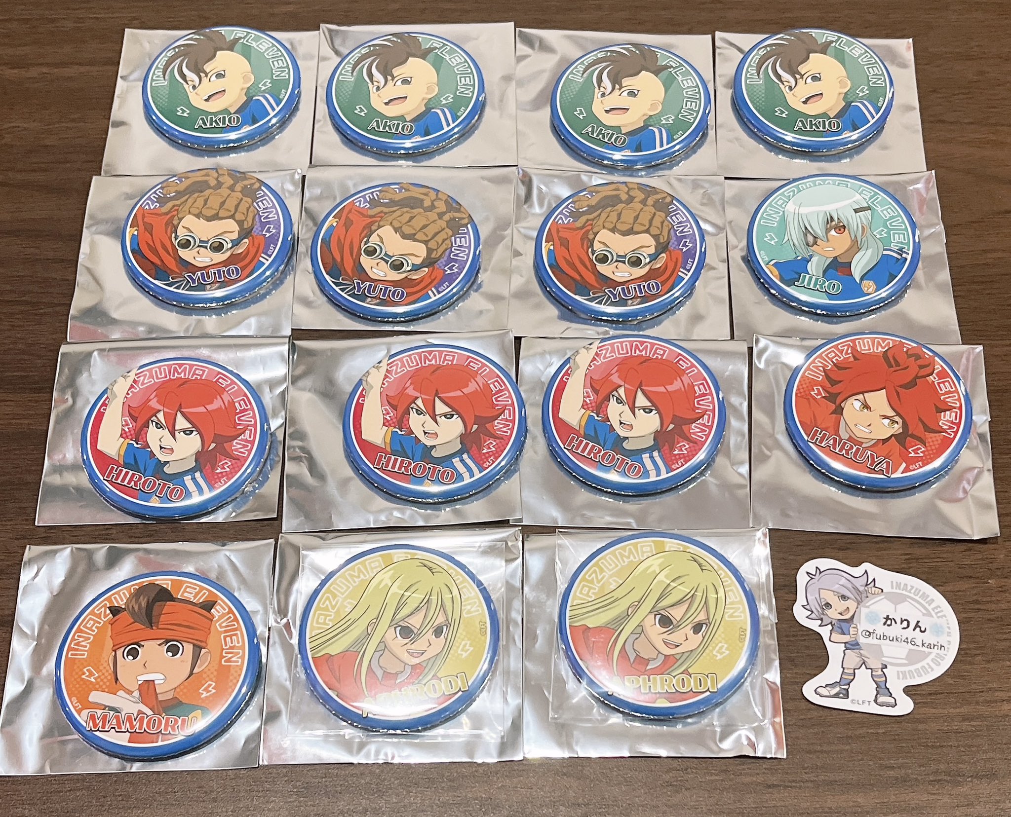 イナイレ☆円堂守☆ドでか缶バッジ3 - メルカリ