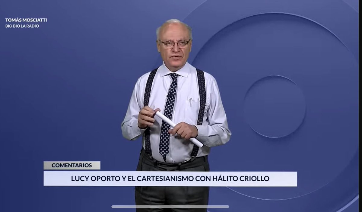 Don Tomas acaba de citar al “intelectual” de izquierda: @JoignantAlfredo quien sin argumentos atacó a Lucy Oporto, lastima que @JoignantAlfredo solo sea quien es, solo por el hecho de llevar el apellido de su padre, una lástima para su memoria!

Mosciatti #BoricTravestiPolítico