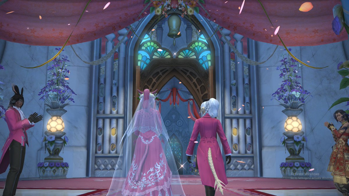 Went to a friends FF14 weddin today