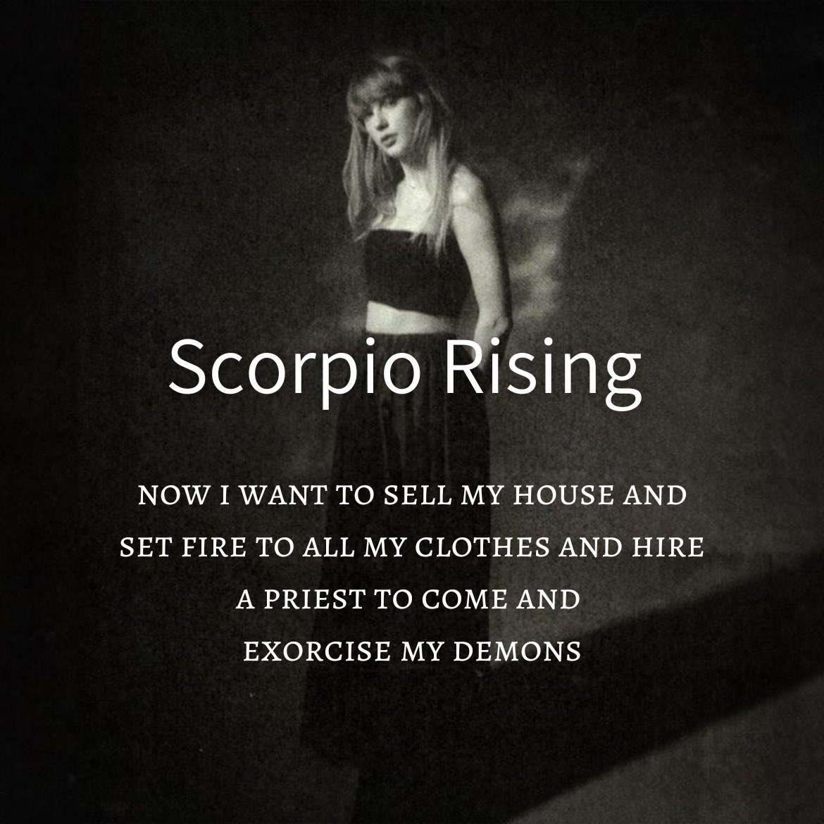 tswiftthreadz's tweet photo. Scorpio https://t.co/F6jVUVbmGC