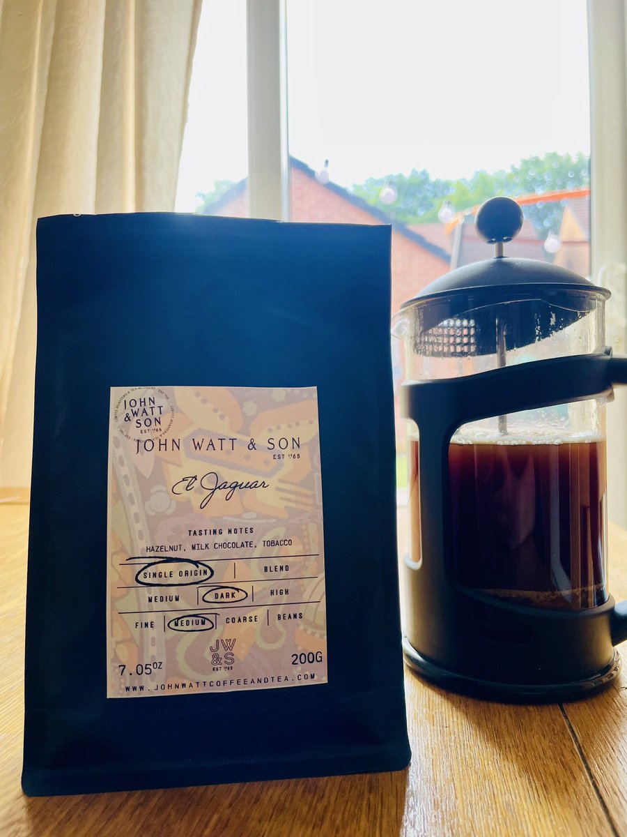 Happy #BankHolidayWeekend all and start of #MayHalfTerm. I am starting it with a nice cup of John Watt Coffee and Tea coffee ☕️ 😌

#supportlocal #supportlocalbusinesses #independentcoffeeroasters #coffee #coffeeroasters #cumbria
