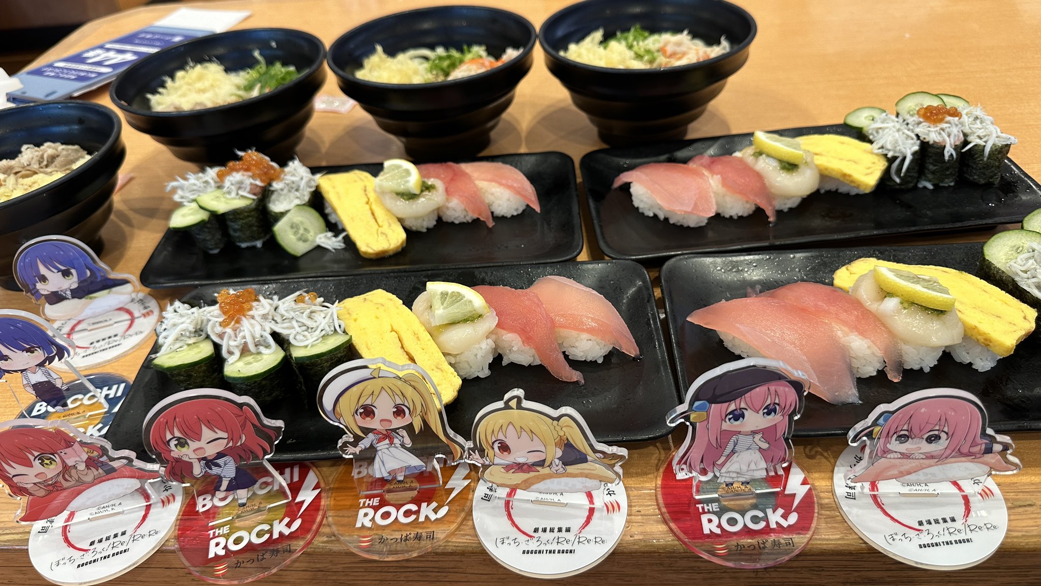 ぼっち・ざ・ろっく！ × かっぱ寿司 アニメ「ぼざろ」とかっぱ寿司がコラボ！ 「ぼっち・ざ・ろっく