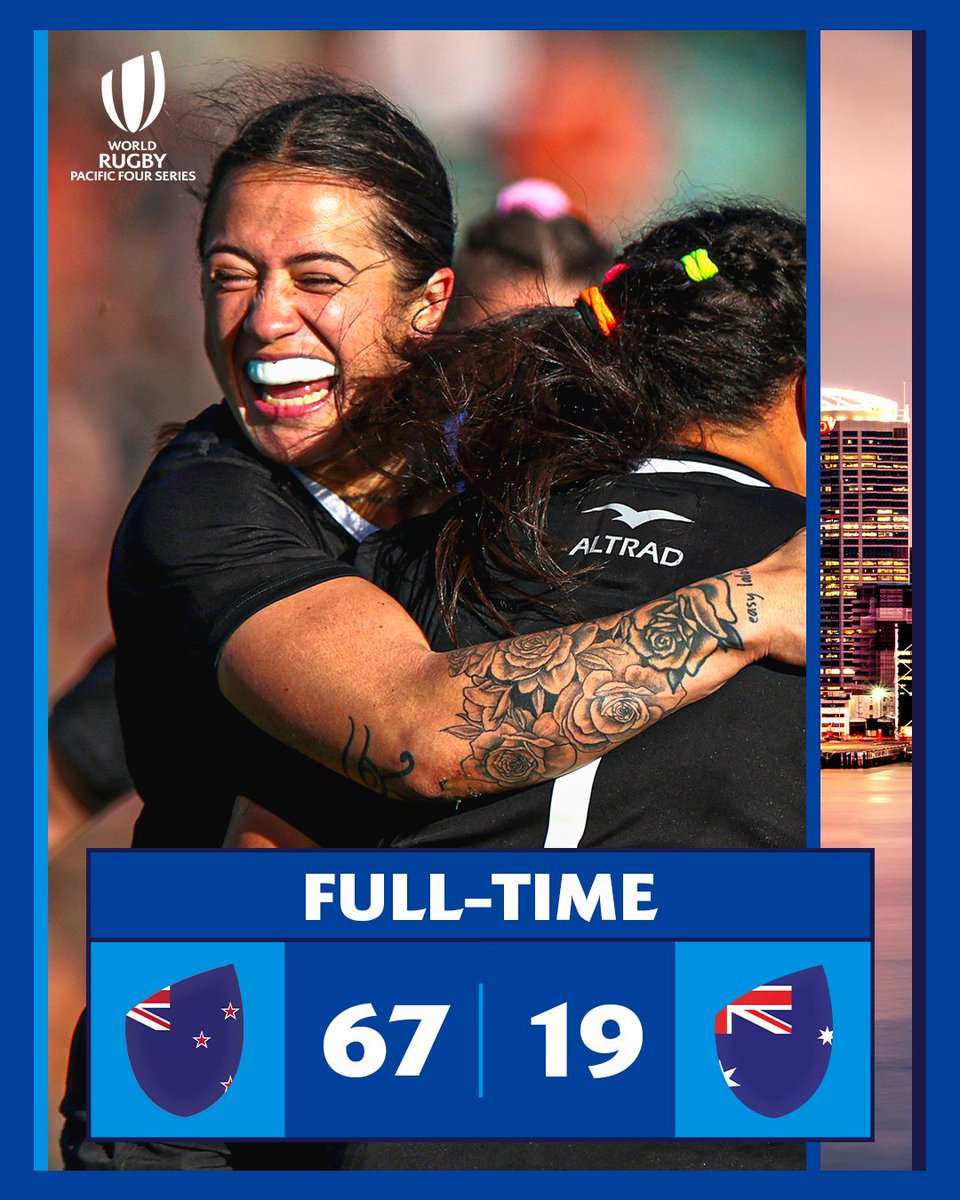 A ruthless outing for the @BlackFerns to end their #PAC4 campaign on a high! 🙌🇳🇿 #PacificFourSeries