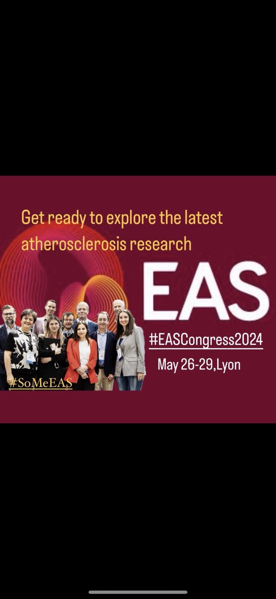 Today is the day. You may join us at #EASCongress2024 ☀️☀️