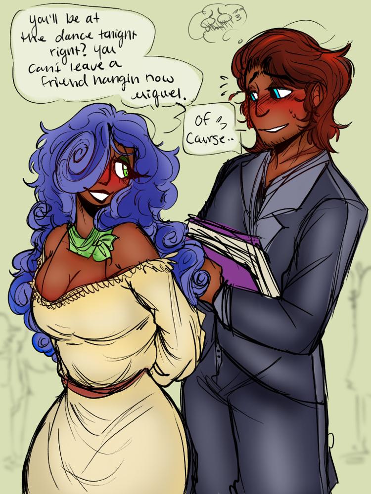 ScoutsWorld400's tweet photo. Giovanna and Miguel are back again! BUT- human ver hehe, we gon get more Miguel lore for ya 🦆✨🦆✍️ FB wallys mom Giovanna goes to: @//TheOneTrueBlu 🦆✍️✨🦆 #fanart #oc #fb #whau #alex #familiarsbrewcafe #doodles #fbalex #fbwally #unclemiguel #miguel #Giovanna #Humanver https://t.co/JhuEswTUqT