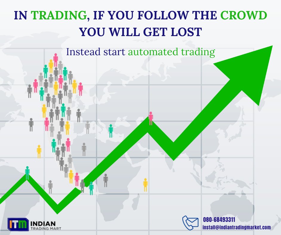 indiantrad09's tweet photo. In trading, if you follow the crowd, you will often get lost in the noise and miss out on unique opportunities. Instead, start automated trading to stay ahead.
To learn more today visit!!
Website: https://t.co/u6CnzGGz7X
Please email us at: install@indiantradingmarket.com https://t.co/RU5hRZOe9J