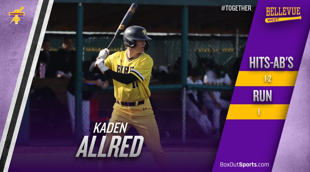 DC - 2 - Elkhorn South - 0. WP - Flores. Flores - 7.0 IP, 5 H’s, 0 BB’s, 11 K’s. Ensor - 1-2, 2 RBI, SB. Allred - 1-2, R. #TOGETHER #TBIRDSBASEBALL #DCElectric