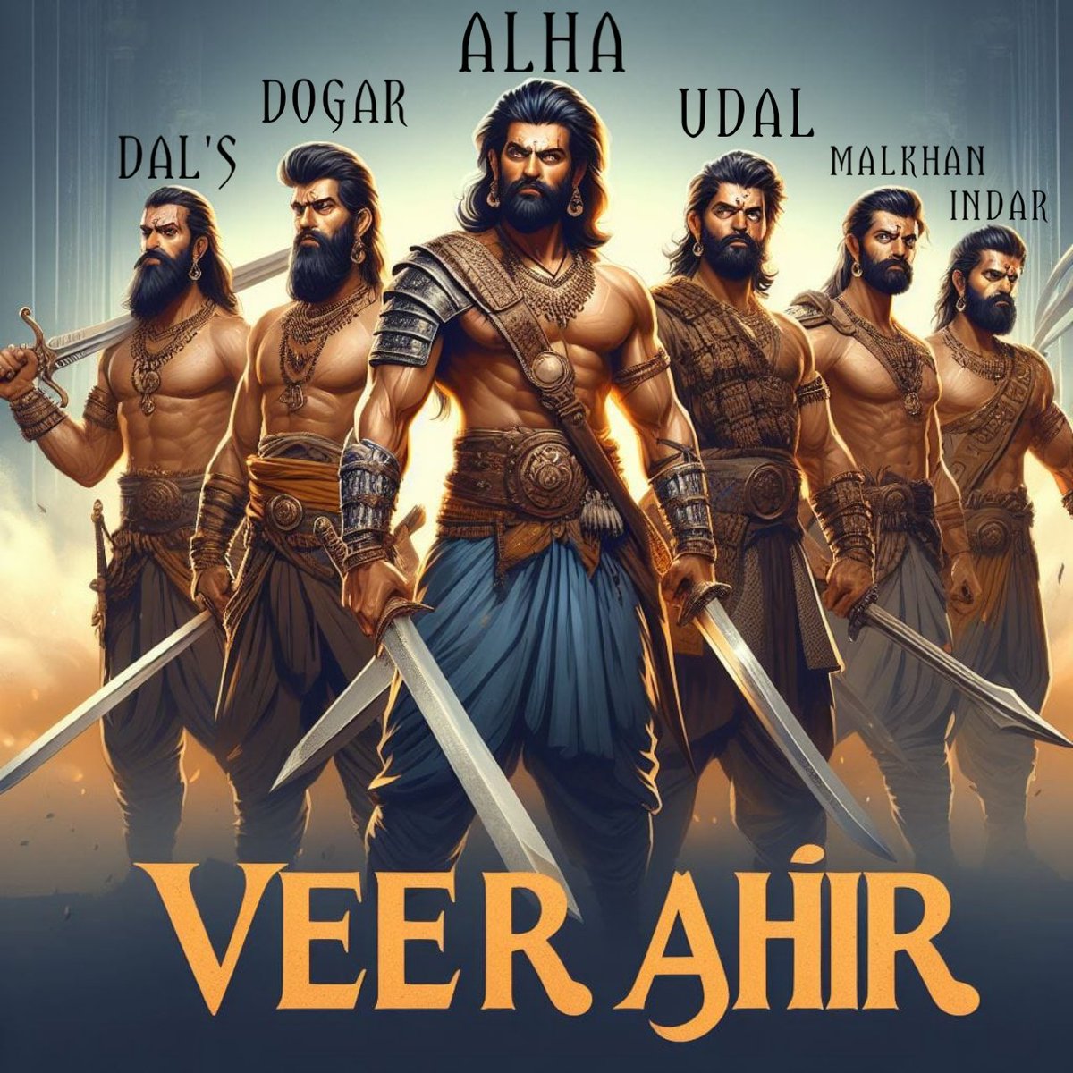 YCommunity74's tweet photo. 6 यादव वीरों की दम पर खड़ा था चंदेलो का साम्राज " 
1. वीर आल्हा ( बनाफर राय )
2. वीर डोंगर सिंह दाऊआ ( यादवराय )
3. वीर ऊदल ( बनाफर राय )
4. वीर मलखान ( बनाफर राय )
5. वीर दलसिंह दाऊआ ( यादव राय )
6. वीर इंदल ( बनाफर राय )
#veerahiralha #वीरअहीरआल्हा #Yaduvanshi @DrMohanYadav51 https://t.co/NxtHFNHYXt