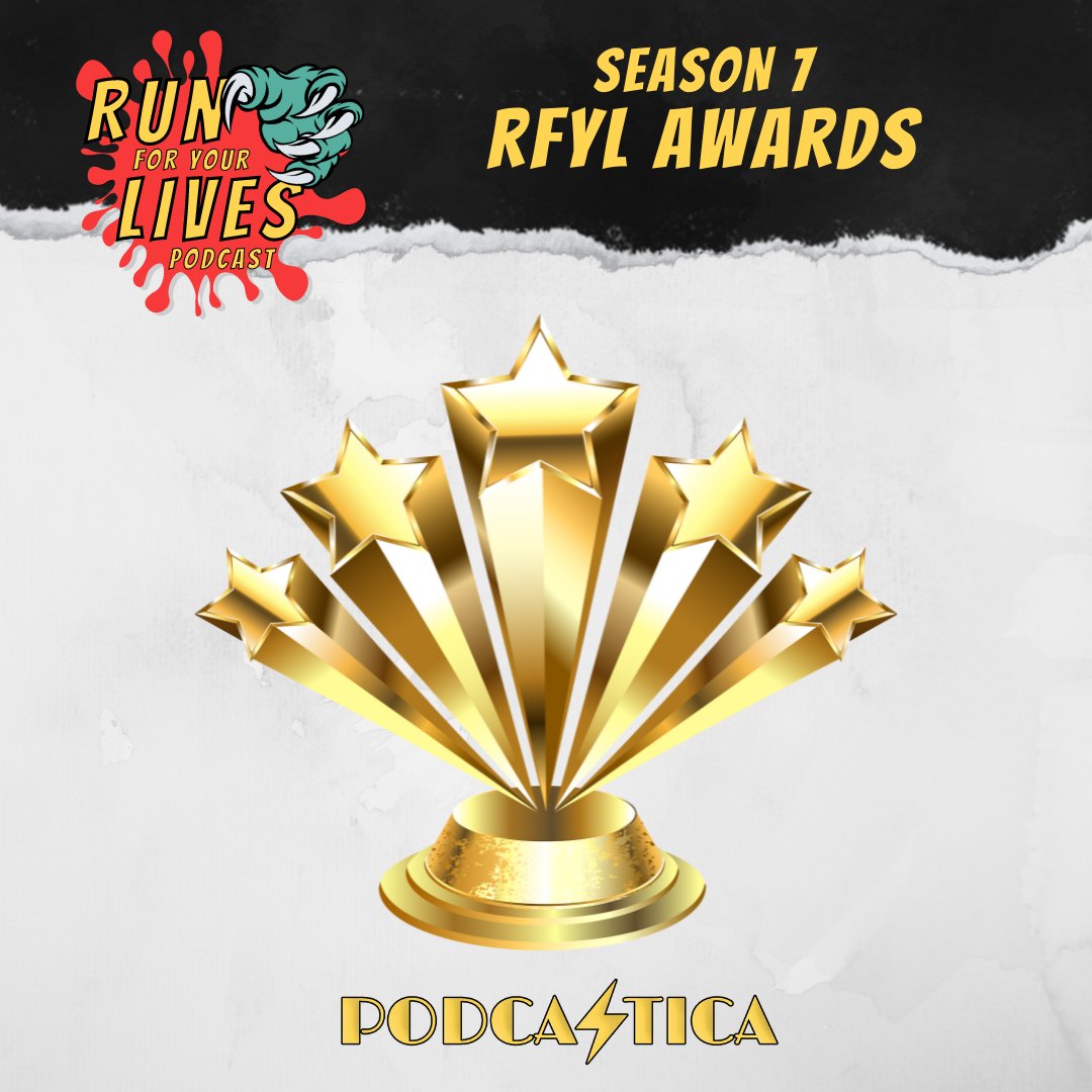 rfylpodcast's tweet photo. As we close another season of Run For Your Lives, we share our picks for the best main and side characters, threat, movie and episode of the last 25 weeks. 

Join us as we hand out the Season 7 RFYL Awards: https://t.co/DZyH3LlqZm https://t.co/03uqjEfTqb