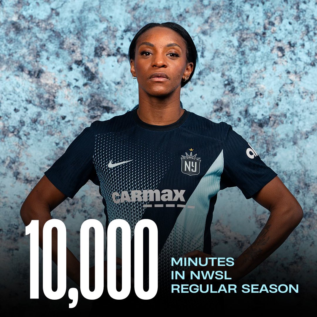Welcome to the 10K club 🫡 Crystal Dunn has reach over 10,000 regular-season minutes throughout her @NWSL career