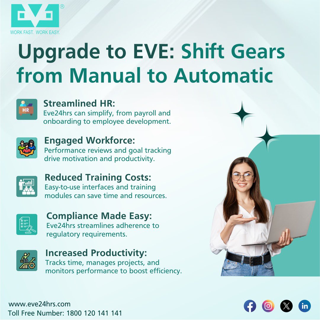 “Upgrade to EVE: Shift Gears from Manual to Automatic and Experience Effortless Driving.”

#EVEUpgrade #AutomaticDriving  #SmartTech #DriveEasier #InnovationInMotion #EVEExperience #DriveSmart #AutomotiveTechnology  #InnovationJourney #eve24hrs #kolkata