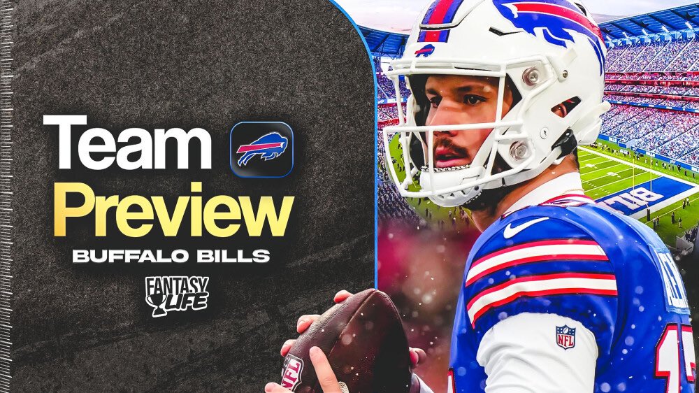Buffalo Bills team preview! -Josh Allen is one of the most fantasy-friendly QBs the game has ever seen -I do not trust James Cook -It’s Curtis Samuel’s world and we’re just living in it -Dalton Kincaid splits with/without Dawson Knox aren’t great ✍️ fantasylife.com/articles/redra…
