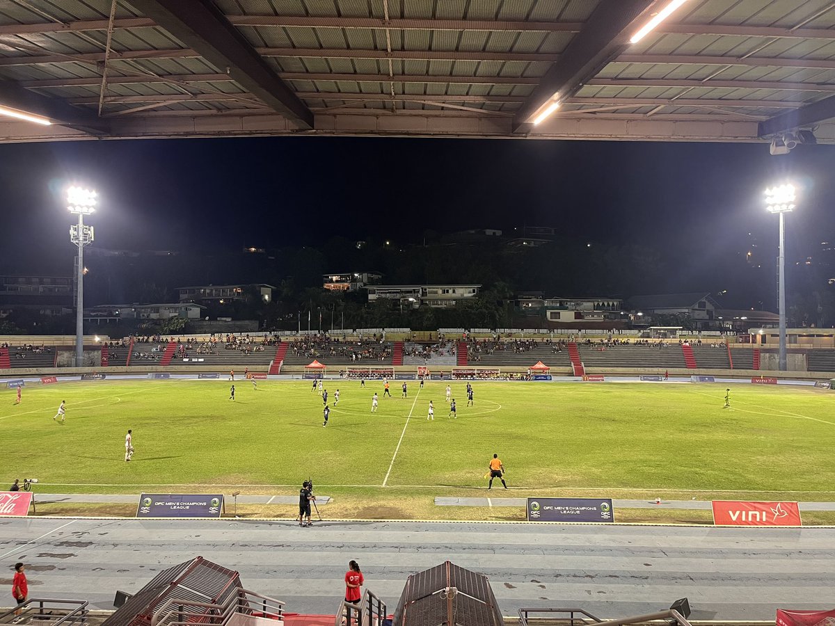 Friday night OFC Men’s Champions League finale in Tahiti. ⚽️ 🏆