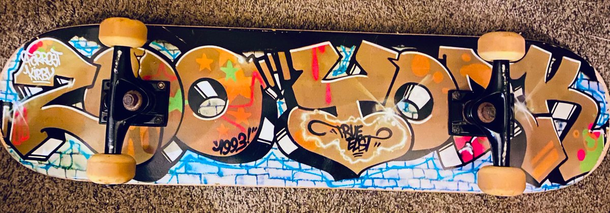 Picked up crazy rare skateboard