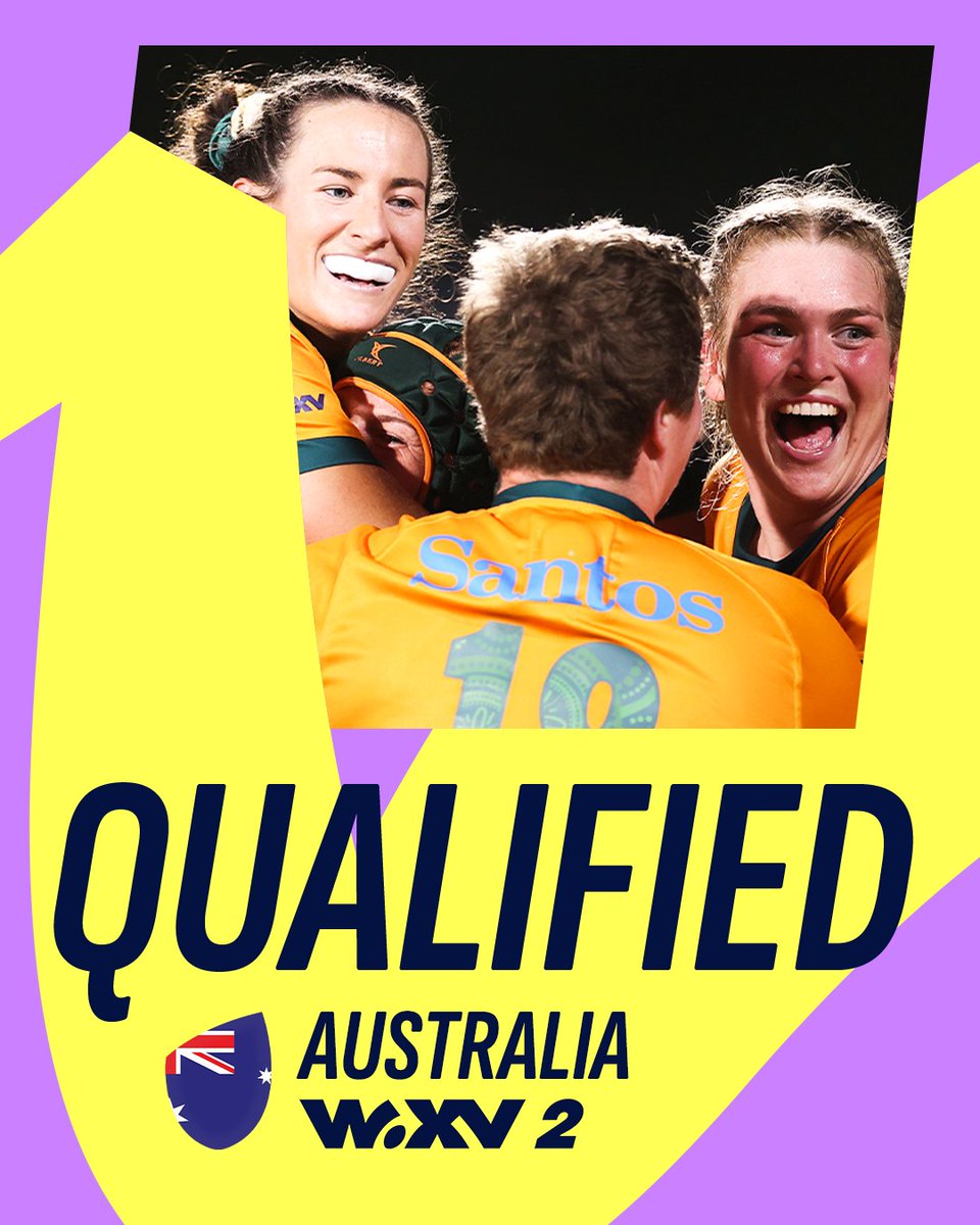 A #WXV place is secured for @WallaroosRugby 🦘 They will compete at #WXV2 in South Africa! ✈️