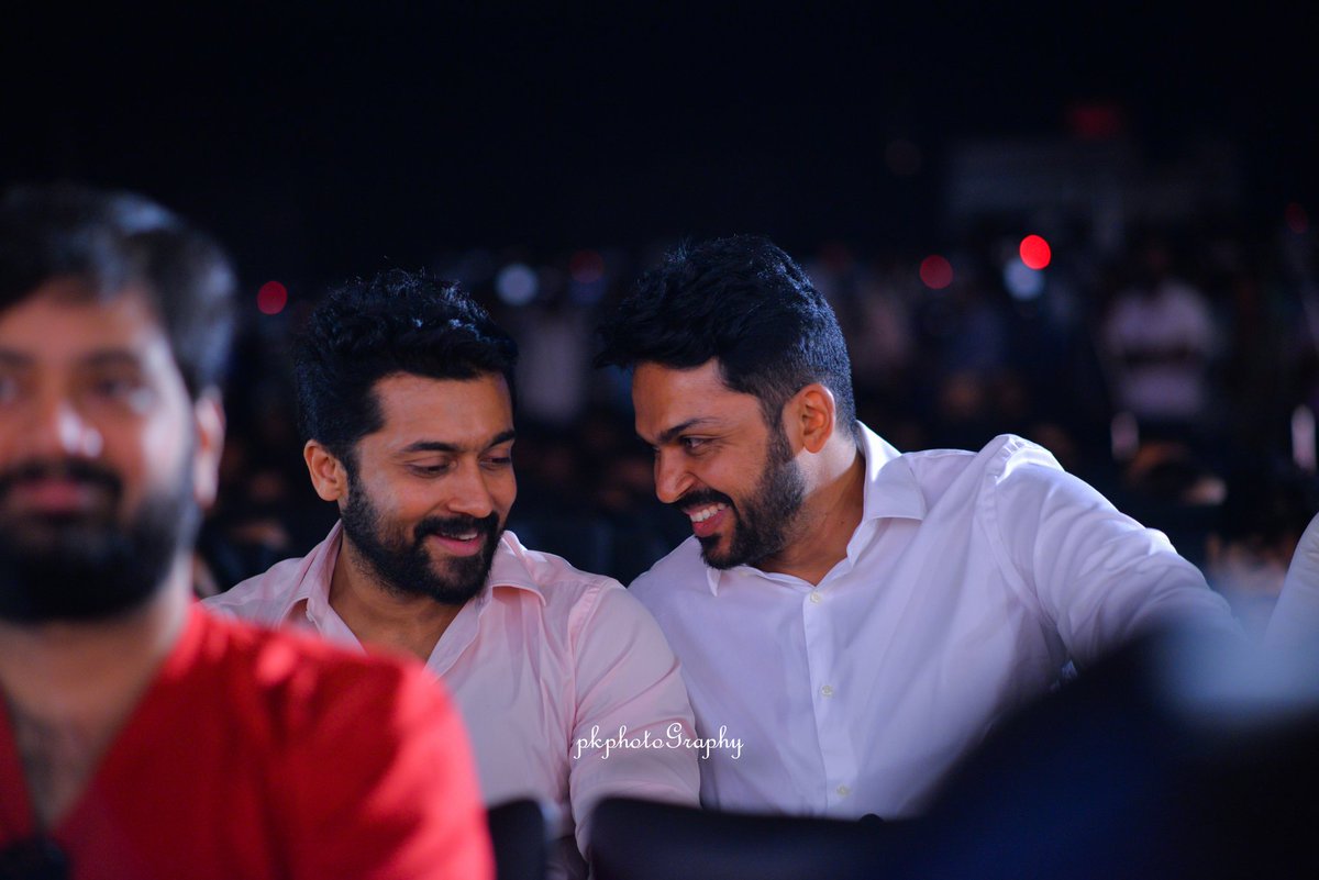 Wishing our Singam @Suriya_offl's brother Siruthai @Karthi_Offl anna, a very happy birthday ♥️ Keep entertaining with your unique script selection. Best wishes to your upcoming #Karthi26 and #Meiyazhagan 🔥 #HappyBirthdayKarthi #Kanguva