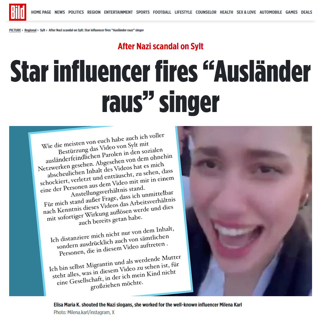 Globalist media in Germany is in full dox and destroy mode after a meme song 'Deutschland den Deutschen, Ausländer raus' has taken off on social media with many young Germans making videos of it. People are sick of criminal migrant invaders and their globalist enablers. Change