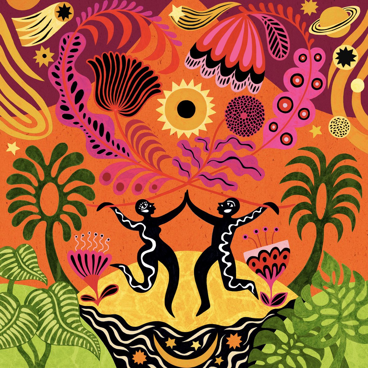 Today’s 'Pic of the Day' is by illustrator Sophie Bass (Artweeks listing 414, artweeks.org/v/sophie-bass) who is welcoming  visitors in the heart of Wallingford, over this final weekend of the festival (runs until 27th May).