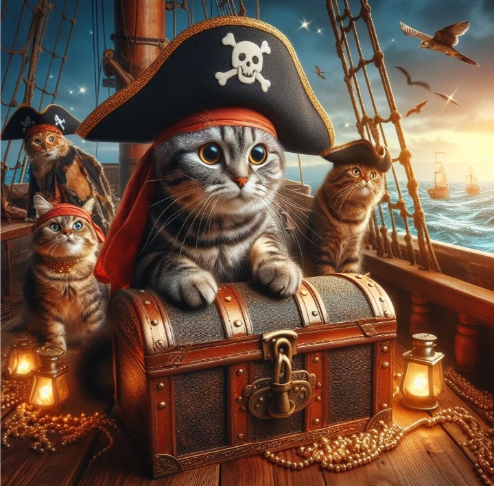 Ayoh, mi hearties!
Cpt @BANDITdotCAT  treasure of  90MIL $BNDT is still hidin onchain, awaiting all ye brave wild cat's to unlock it's mysterious mysteries. Let's all go get tis treasure 🔥🔥 Arrrr!!!
$DOT, #DEGEN, #MEMECOIN, #TREASURE