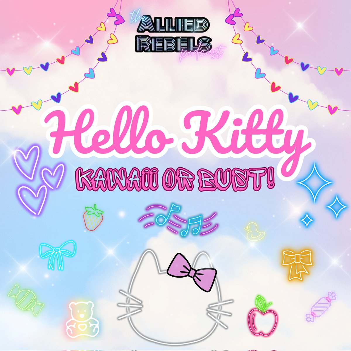 AlliedRebels's tweet photo. ✨Hello Friends!✨ Join Roxxy and Di as they delve into all things CUTE, featuring the most fabulous and cutest little kitty: The one and only, Hello Kitty!💖

#HelloKitty #HK #Kawaii #Cute #KawaiiOrBust #HiKitty

Listen wherever you stream your podcasts! ~ https://t.co/Jua8ps5Ee3

Check out our website! - https://t.co/UaDoOhMmie

Email us - Media@TheAlliedRebels.com
