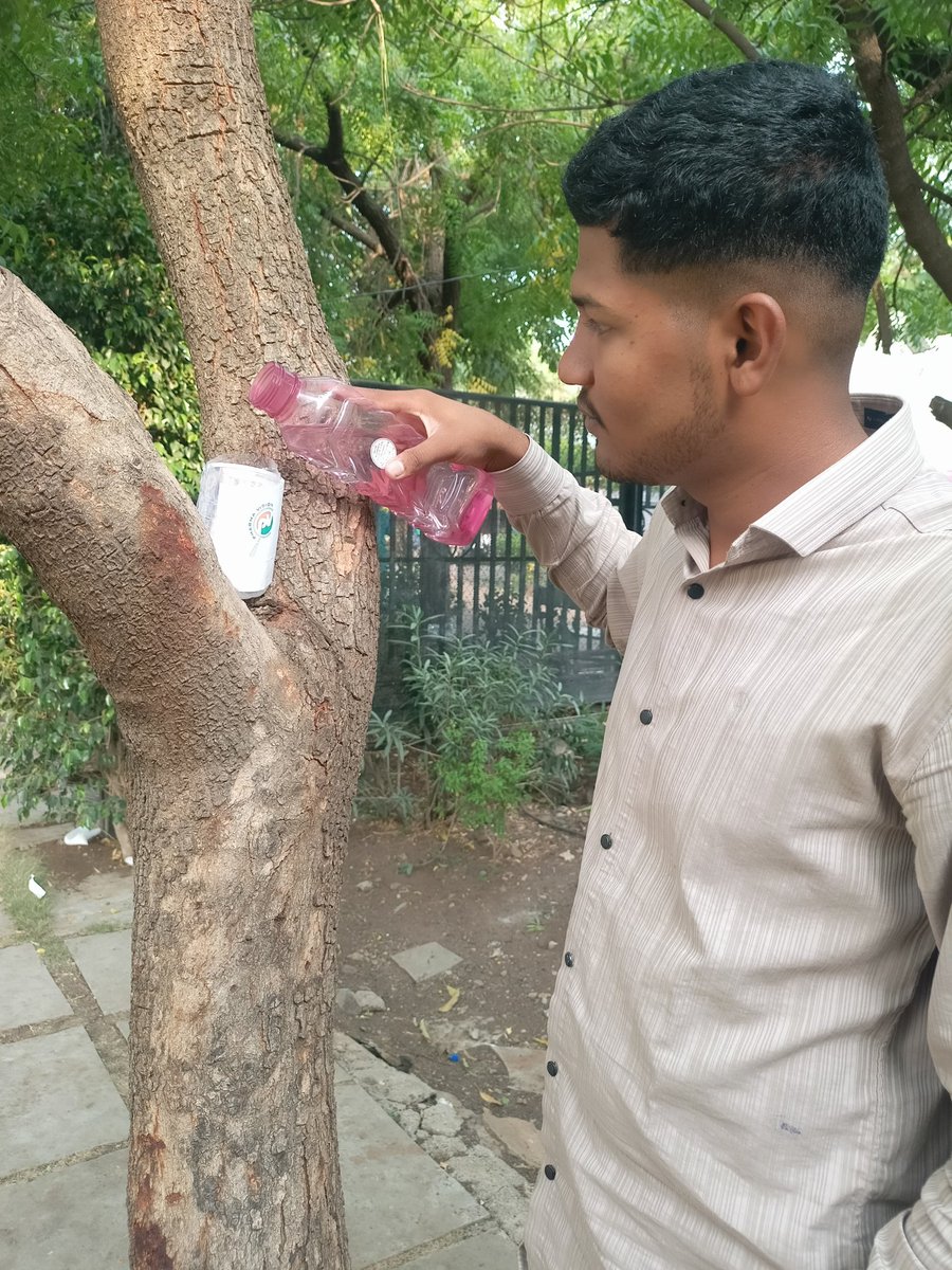abvplatur's tweet photo. "Team Pharma Vision ALMALA  Making a Unique! Today Pharma Vision S.C.O.P-ALMALA Team has installed a water station in their college campus to provide relief to thirsty birds and animals during this scorching summer.
Small actions, big impact! https://t.co/qUbjzTkAmi