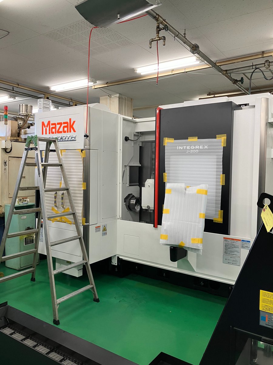 khkstockgears's tweet photo. #ヤマザキマザック #INTEGREX j-200 が搬入されました。 https://t.co/5QLuVaxwsS
