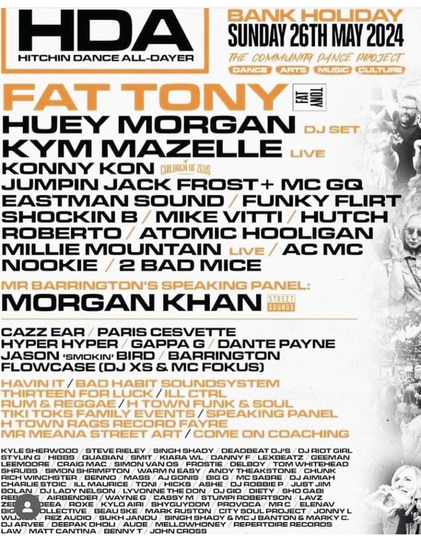 This Bank Holiday Sunday all roads lead to the Hitchin Dance All-Dayer!! Let’s Go..🔥🎵🎶