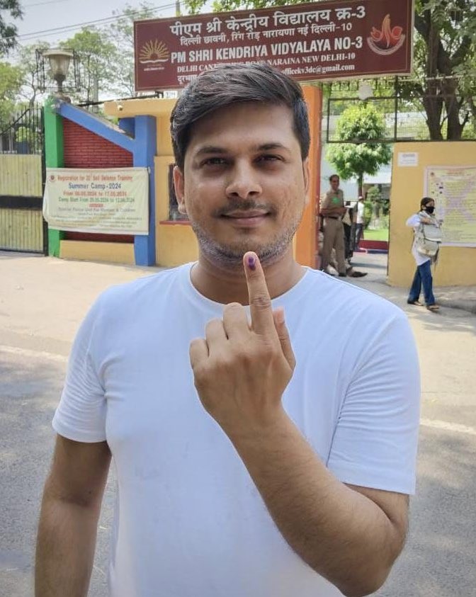 Voted for INDIA alliance, Voted to make Rahul Gandhi Ji the next Prime Minister of India. 

Voted for ‘Mohabbat Ki Dukan’..