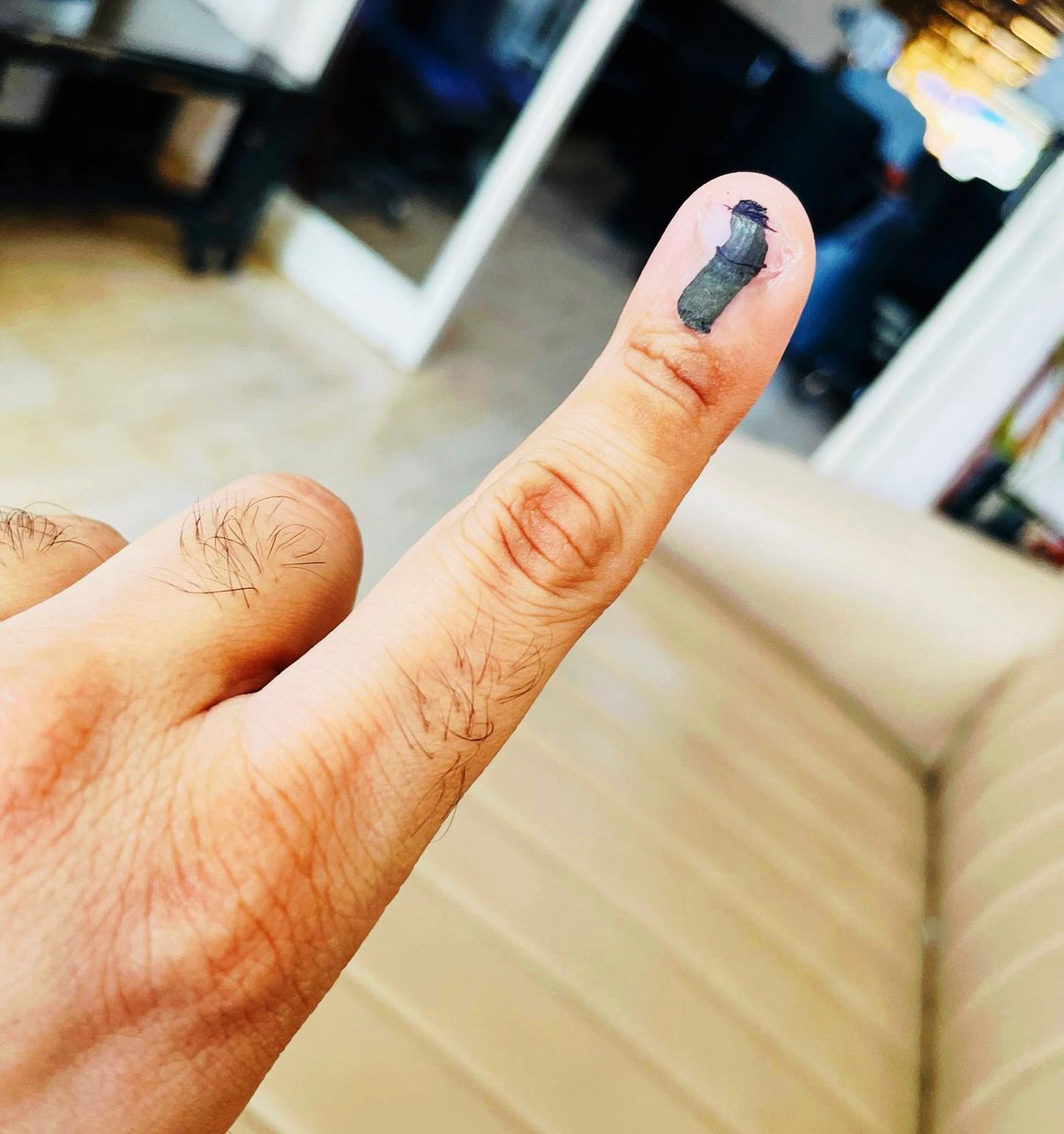 Done with my duty today. 🚩
Voted for development, safety and nation.
Please go out to cast your vote.
It's not an off today. 
#Elections2024 
#VoteForBJP